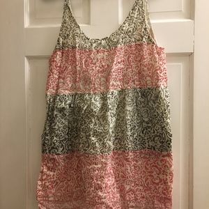 Black and Red Patterned Sundress